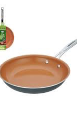 ARAMCO IMPORTS Alpine Fry Pan Aluminum 9.5” Copper Ceramic Coating Hard Anodized Painting S/S Handle