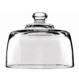 ANCHOR HOCKING Anchor glass dome 6.5” D and 5.3”H  clear