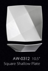 UNIVERSAL ENTERPRISES, INC. 10.5" Square Shallow Plate 12/cs