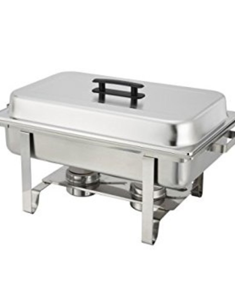 WINCO WInco 8 Qt. Eco-Chafer W/ Polished Cover & Hold economy