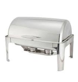 WINCO Winco Full Size  rectangular Roll Top Chafer 8qt