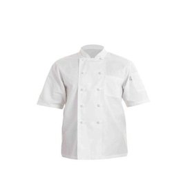 Chef Works Chef Works Volnay Basic short sleeve Chef Coat Medium 65% Poly/35% Cotton