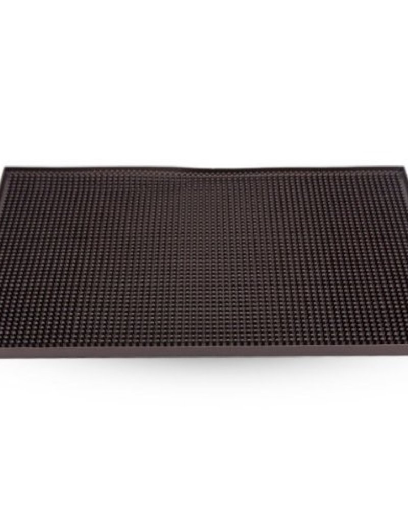 WINCO Winco 18X12 Service Bar Mat, Black