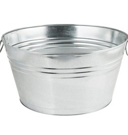 AMERICAN METALCRAFT, INC AMC Galvanized Oval Bucket beer metal silver