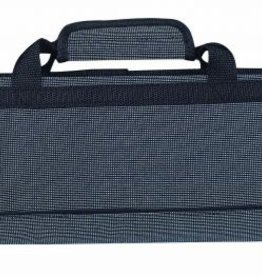 MESSERMEISTER Messermeister Padded Knife Roll 8 Pocket Blue & Black Woven