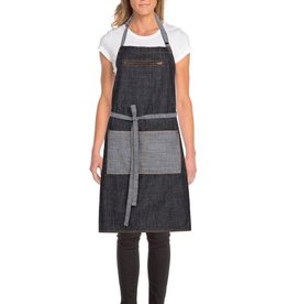 Chef Works Chef Works Manhattan Bib Apron (Denim)