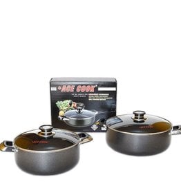 Ace Kitchenware Craft Inc ACE 18 QT Alum pot non stick coating