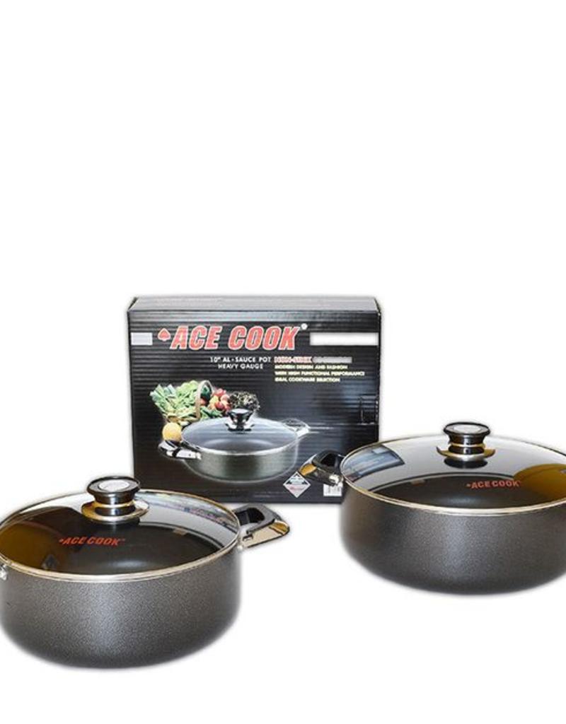 Ace Kitchenware Craft Inc ACE 4 QT Alum pot non stick coating