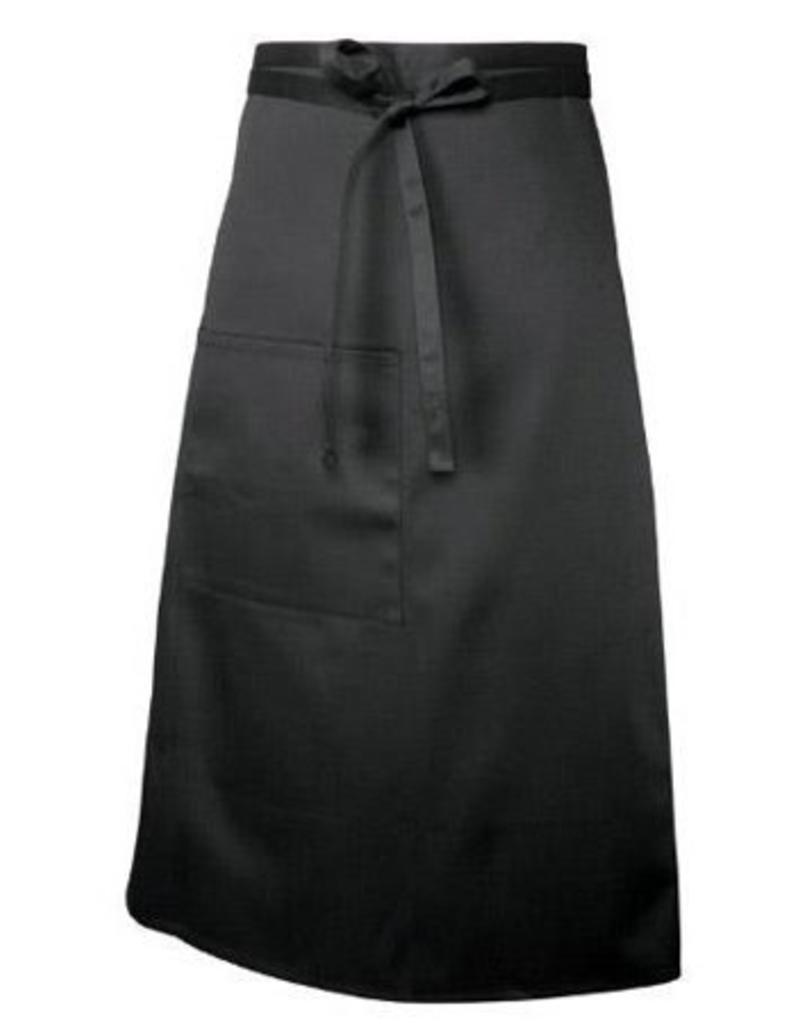 black chef apron