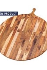Teak Haus TEAK 22”  Round Board with mini handle