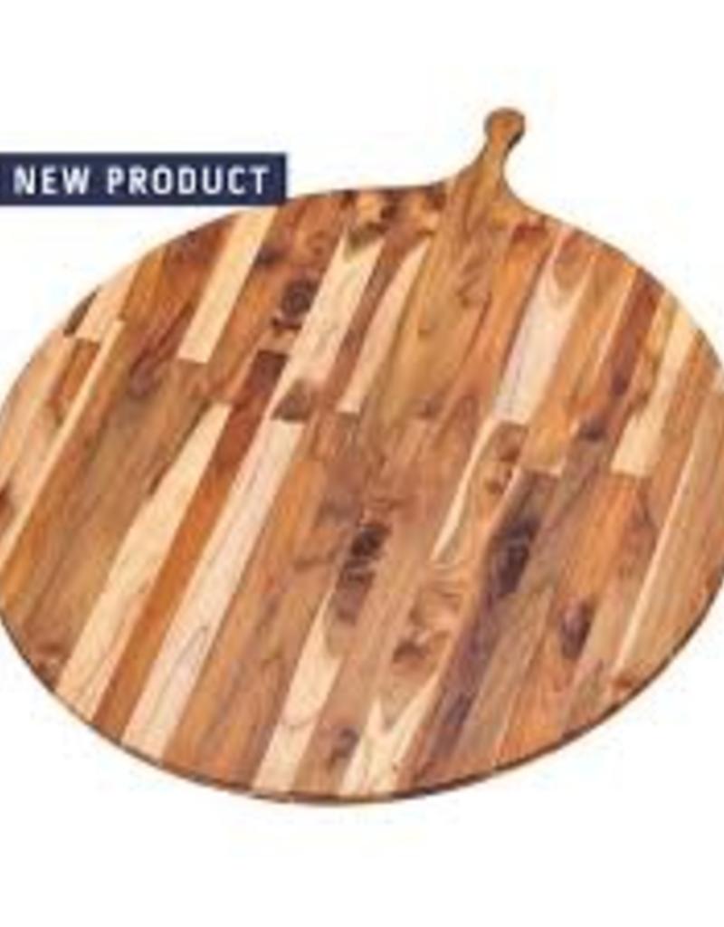 Teak Haus TEAK Atlas Round Board 22x17.5x0.55” - Bargain Fair