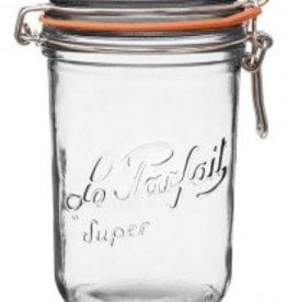 Down to Earth Dist. Le Parfait Terrine Glass Jar 1000G 36 oz. clamp