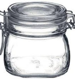 BORMIOLI ROCCO GLASS Bormioli 17.5 oz Clear Fido Top Jar