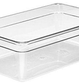 CAMBRO MANUFACT. COMPANY Cambro Full Size Food Pan 1/1x6" Clear, 20.6qt Capacity