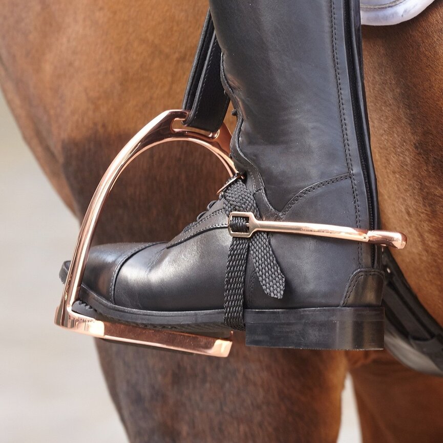 ROSE GOLD SPURS WITH STRAPS - 20MM