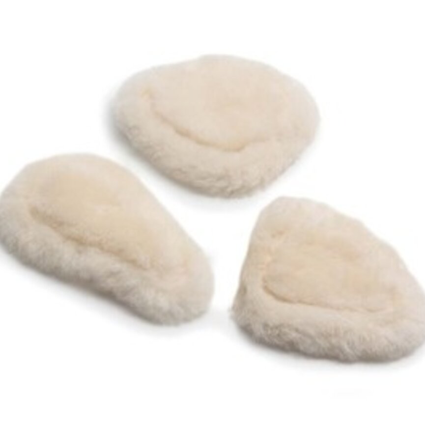 SHEEPSKIN PADS FOR FIVE POINT BREASTPLATE