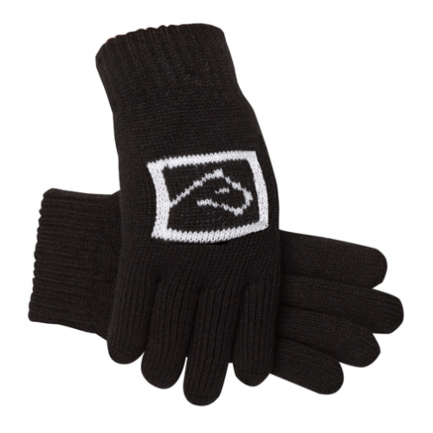 WOOL/ ACRYLIC KNIT RIDING GLOVES