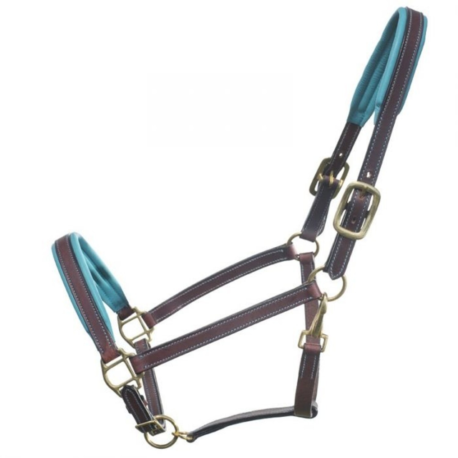 Anatomic Leather Halter Blue Meadow