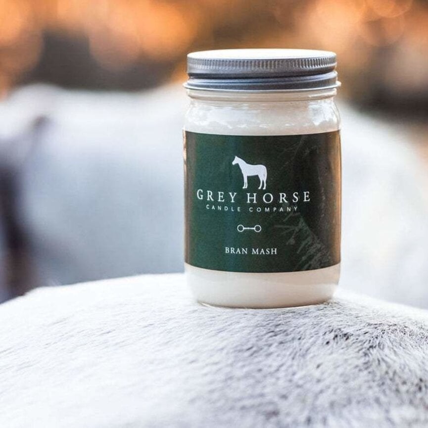 GREY HORSE CANDLE
