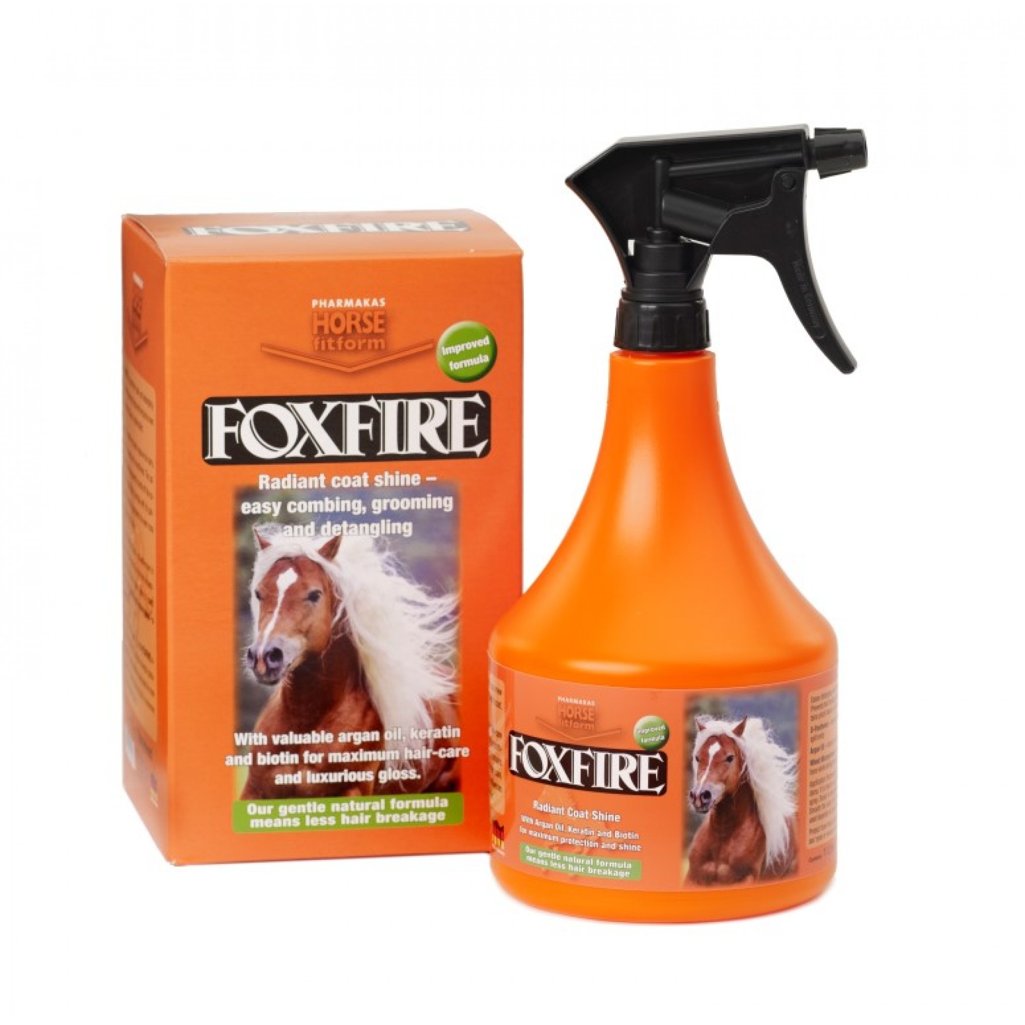 FOX FIRE HAIR POLISH SPRAY 1L - Equine Essentials Tack & Laundry Services