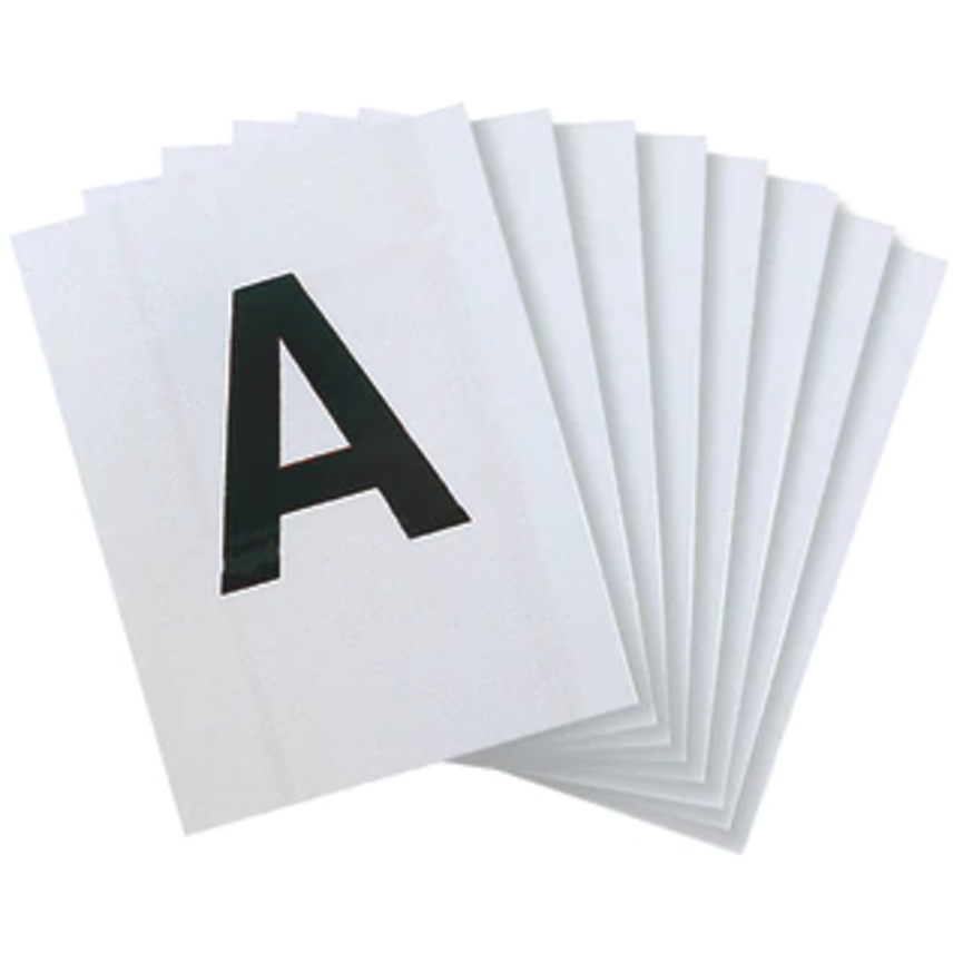 PLASTIC DRESSAGE LETTERS - SET OF 12