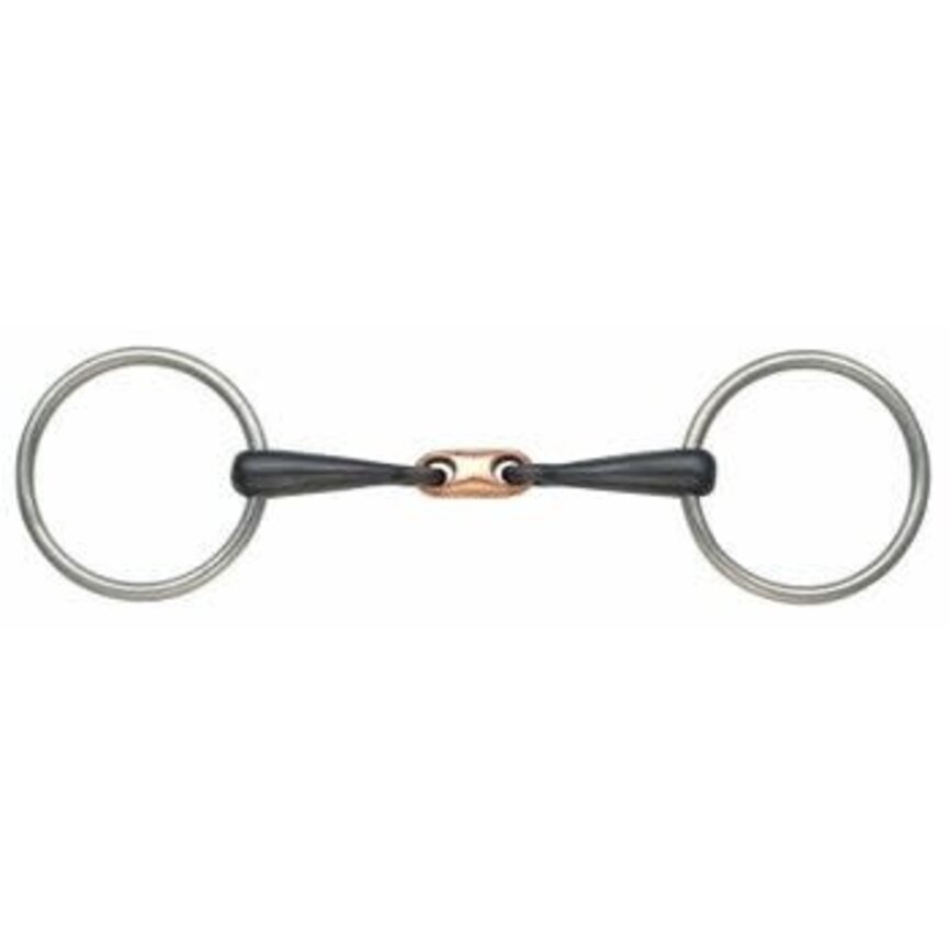 LOOSE RING COPPER LOZENGE SNAFFLE BIT