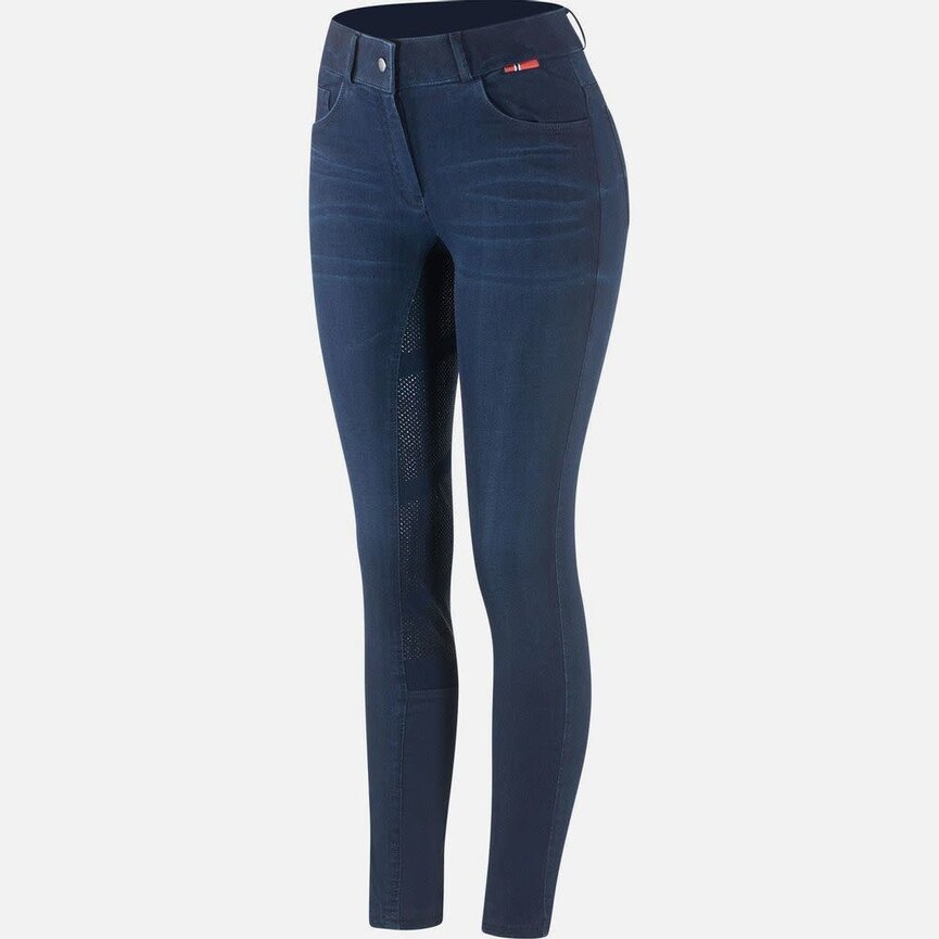 ELLE DENIM SILICONE FULL SEAT BREECHES