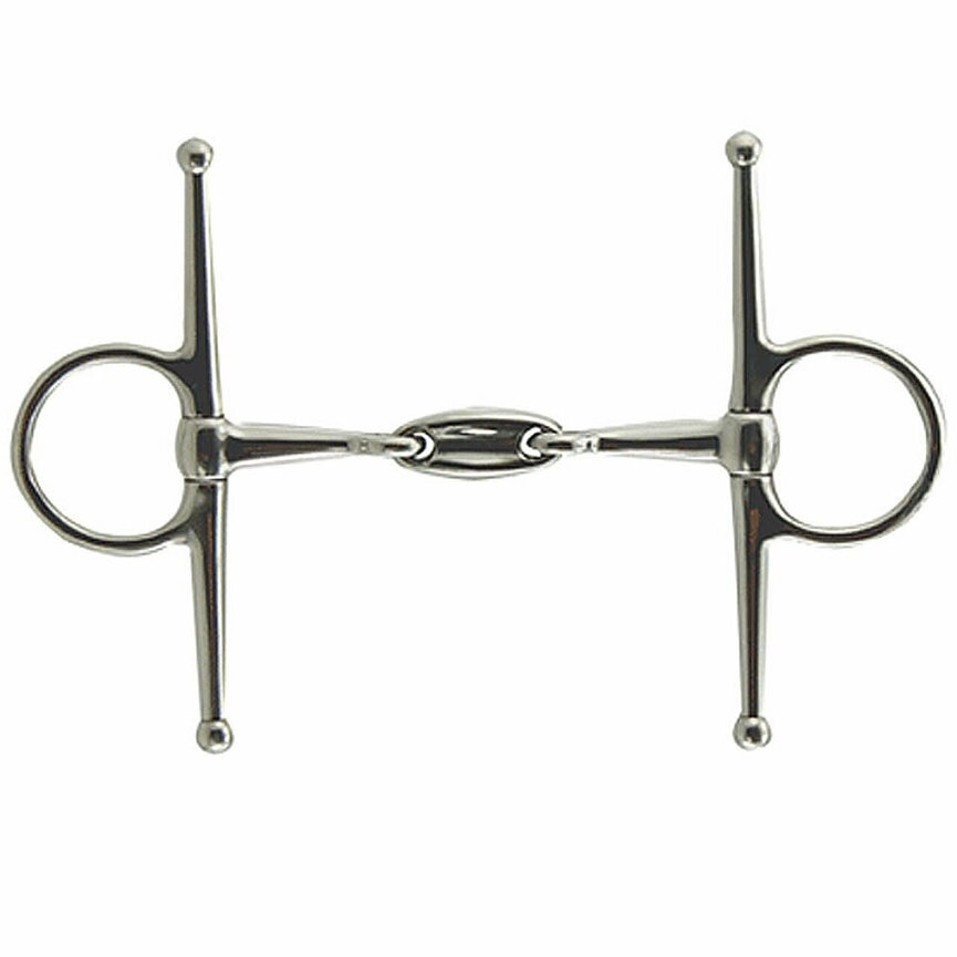 FULL CHEEK SNAFFLE WITH OVAL LINK 5"