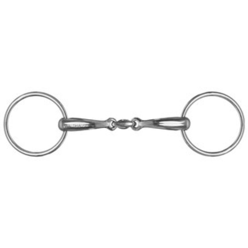 ANATOMICAL LOOSE RING SNAFFLE WITH OVAL LINK