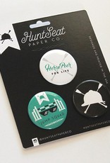 HUNTSEAT PAPER CO. BUTTON PACK FOR RAD EQUESTRIANS