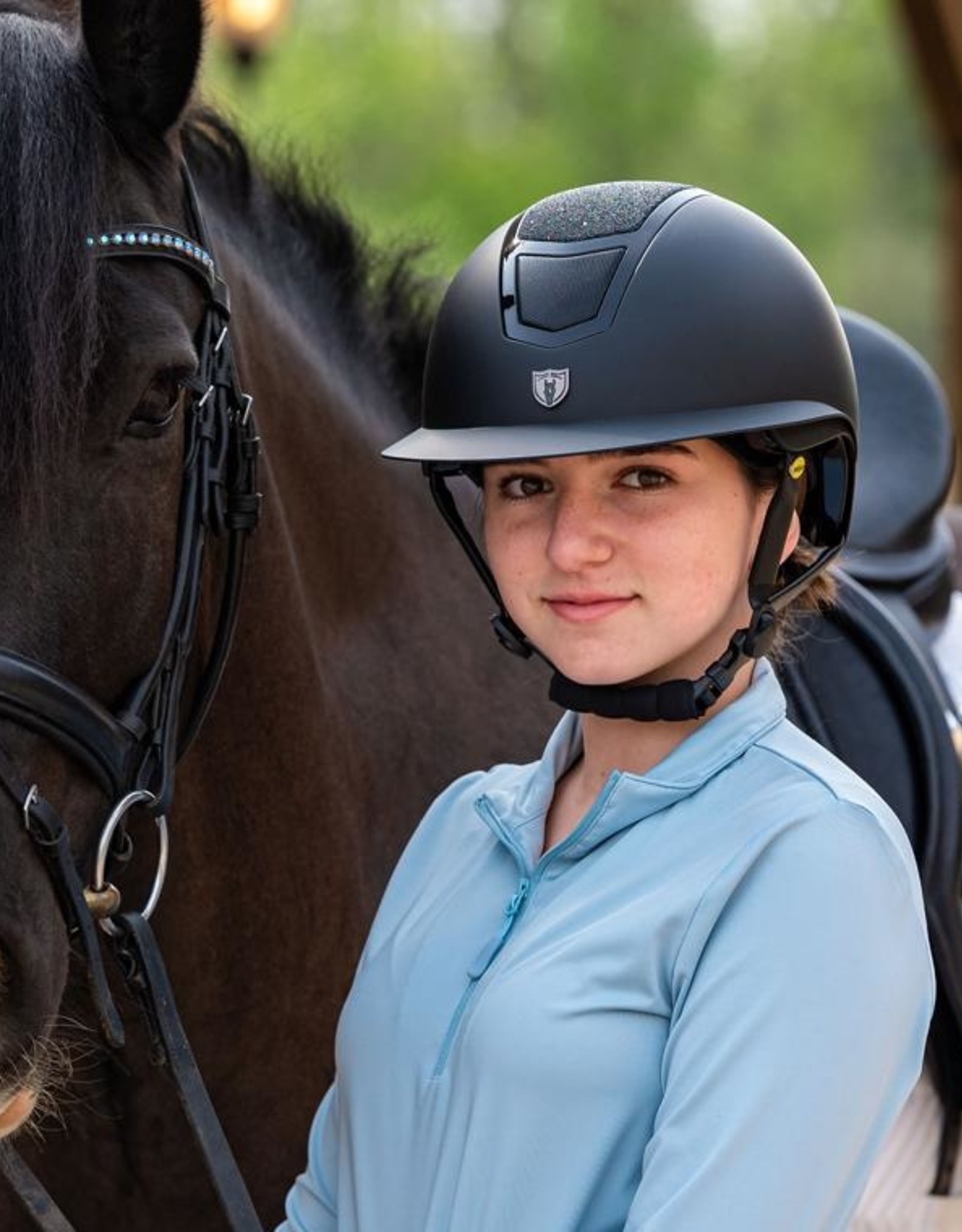 TIPPERARY DEVON WIDE BRIM MIPS HELMET Equine Essentials Tack