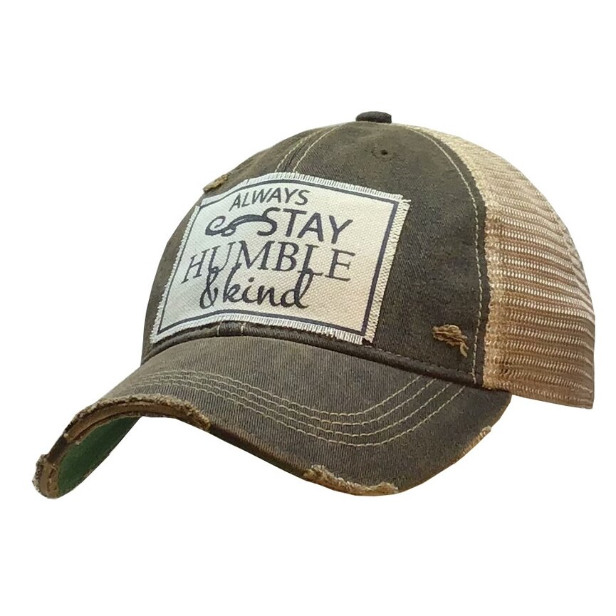 DISTRESSED TRUCKER CAP