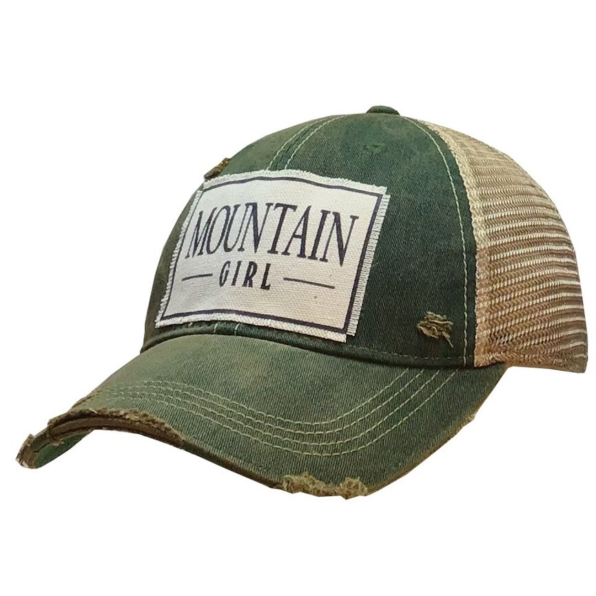 DISTRESSED TRUCKER CAP