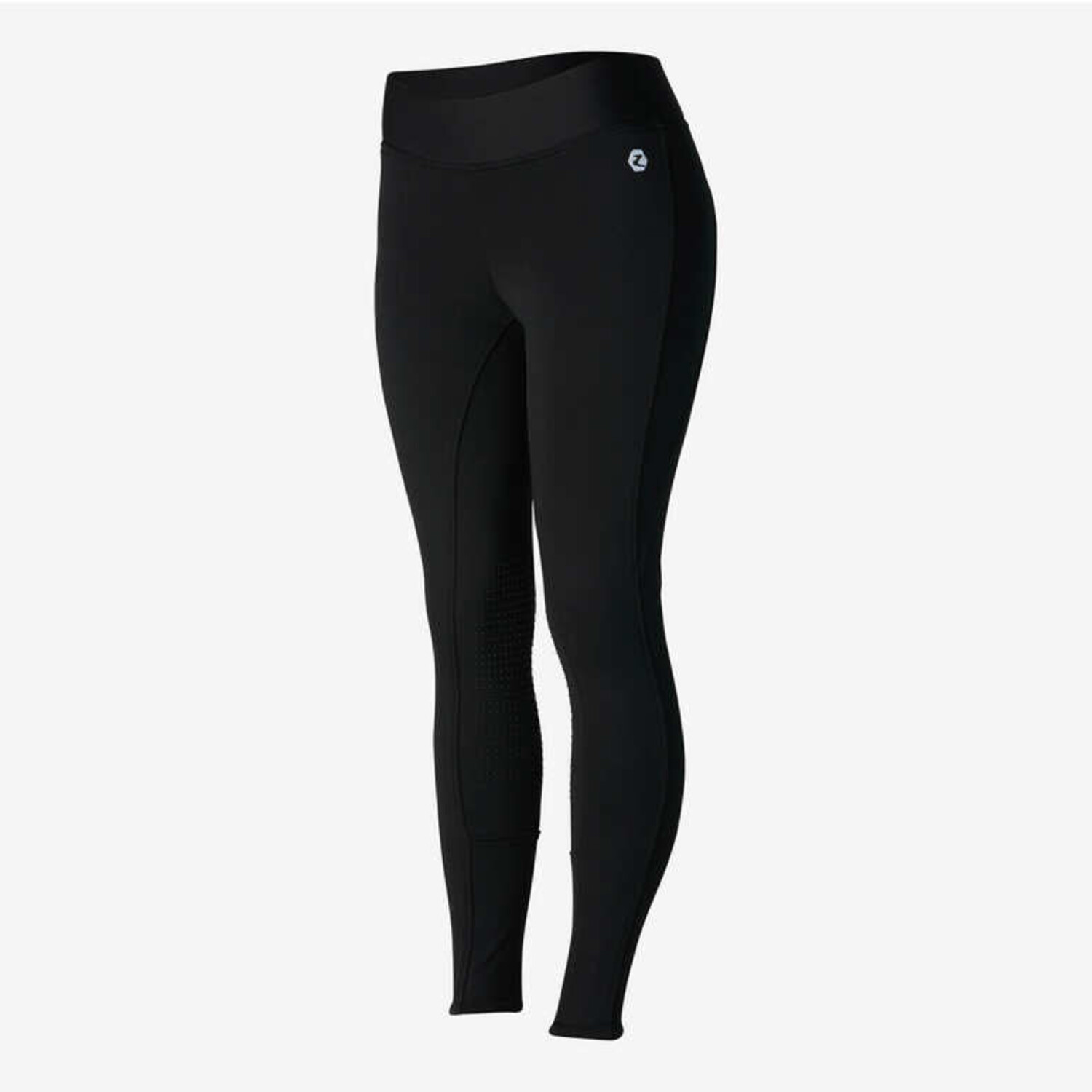 Horze Active Womens Winter Knee Patch Tights w/ Phone Pocket