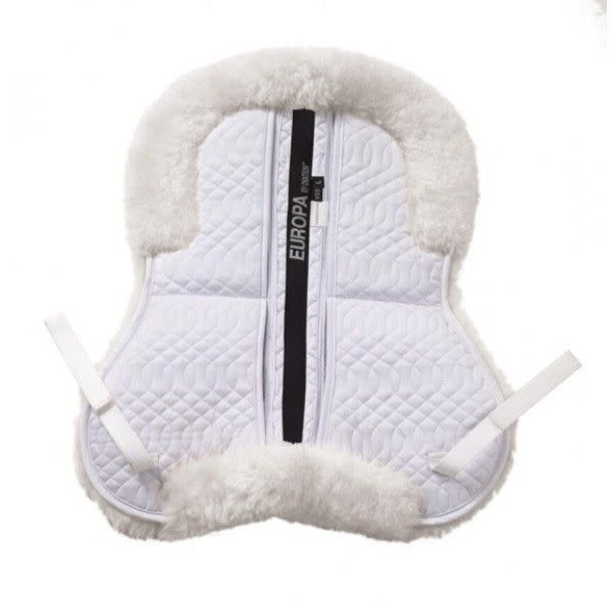 Europa Sheepskin 4-Shim Half Pad - 17"-17.5"
