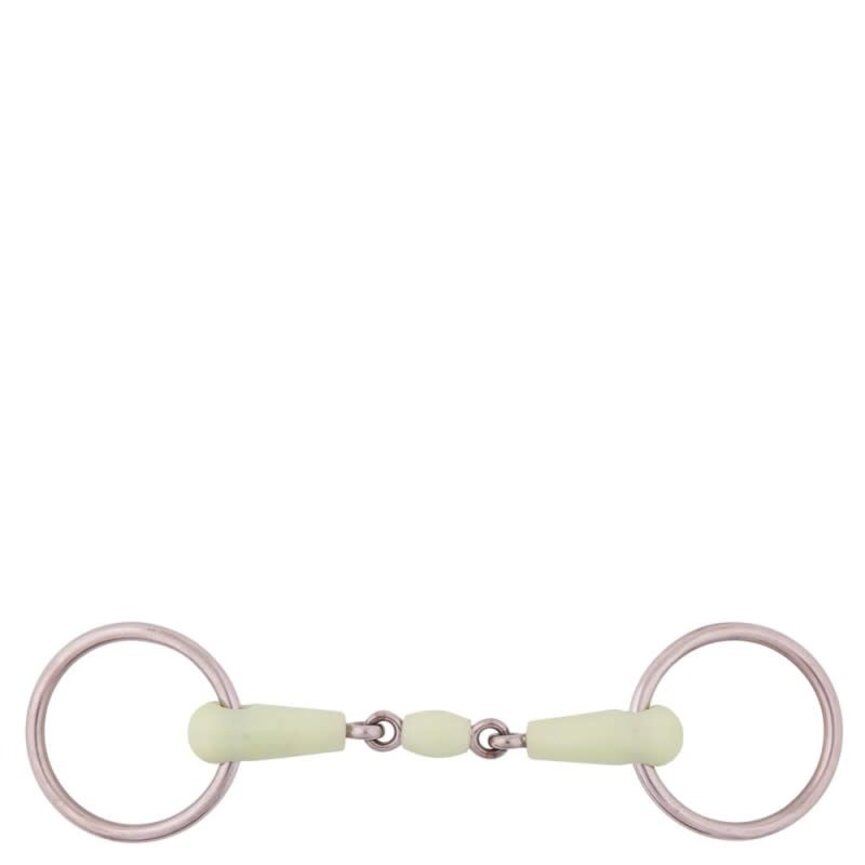 Double Jointed Loose Ring Snaffle Apple Mouth 18 mm