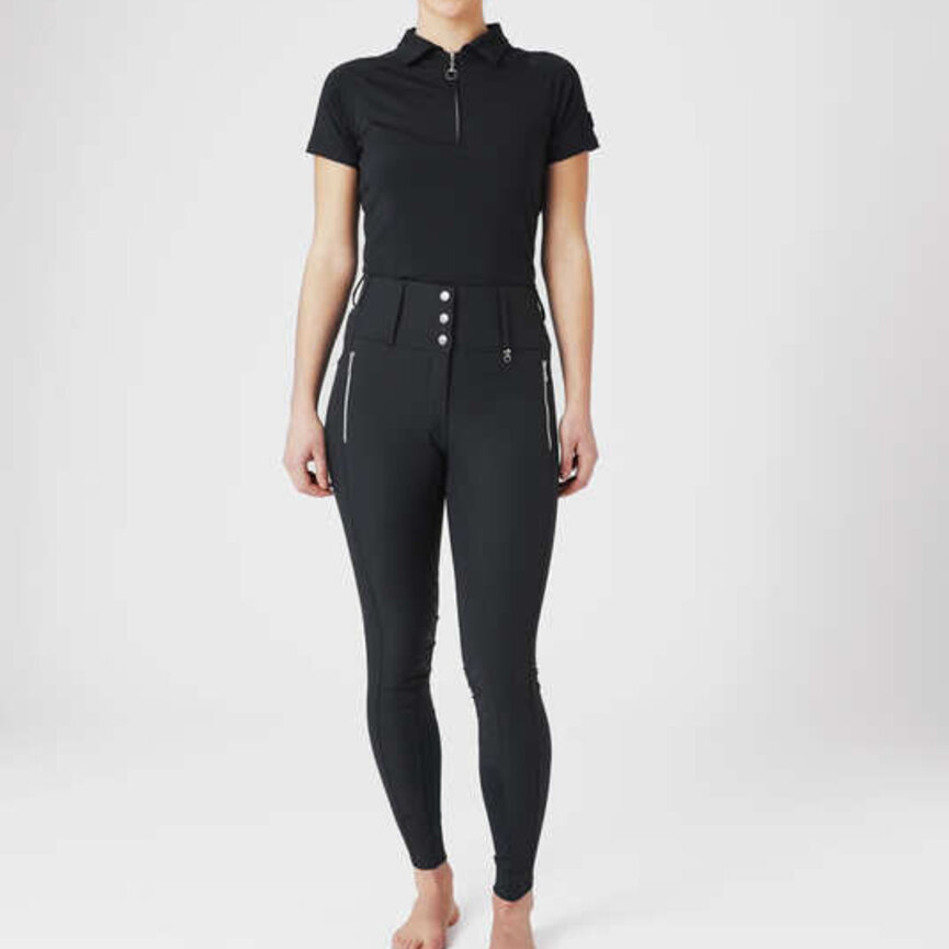 ANDREA SLIMMING HIGH WAIST KNEE PATCH BREECHES