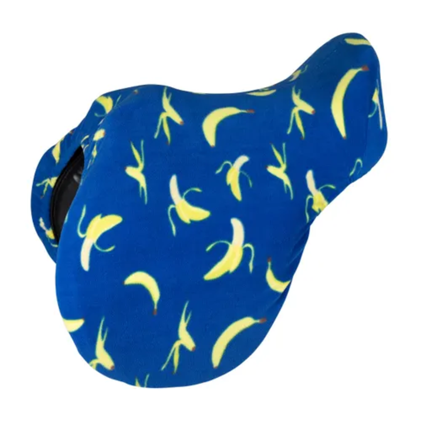 PRINTED FLEECE SADDLE COVER