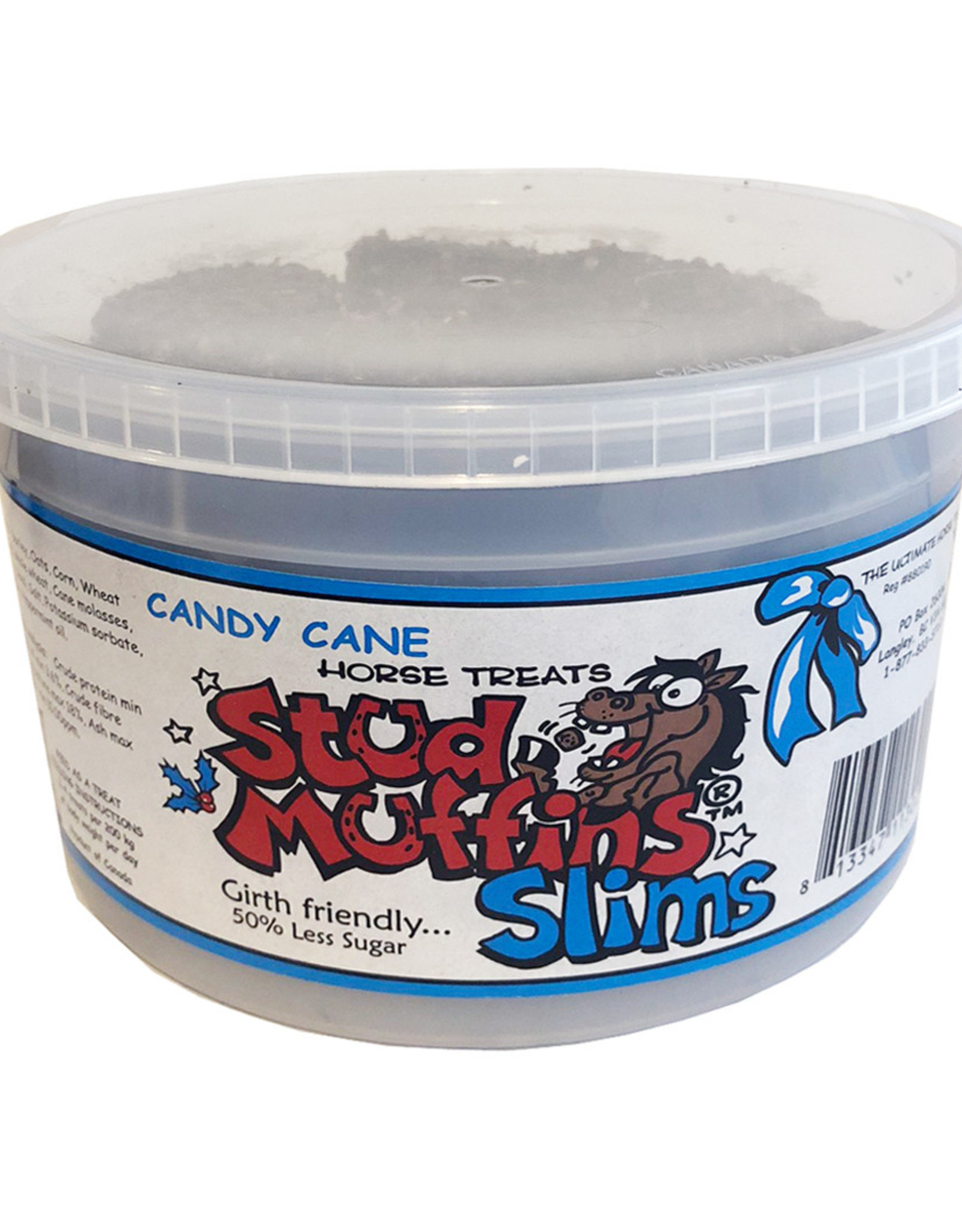 STUD MUFFINS 20 OZ CANDY CANE SLIMS