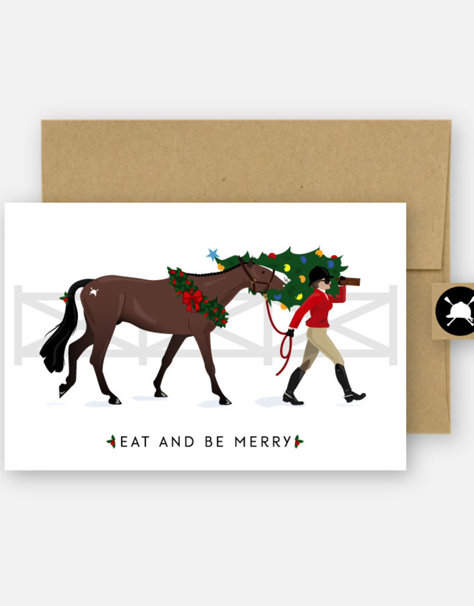 HUNTSEAT PAPER CO. HOLIDAY GREETING CARD - SINGLE