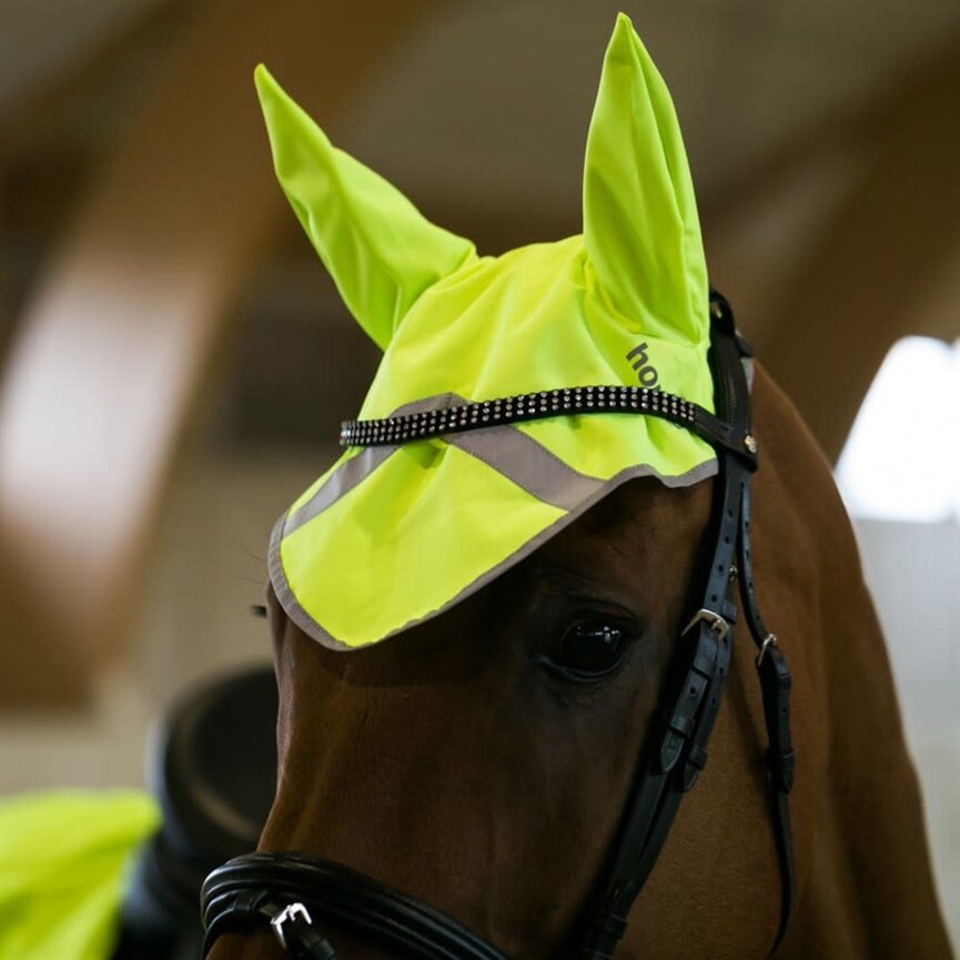 Reflective Ear Net - Yellow
