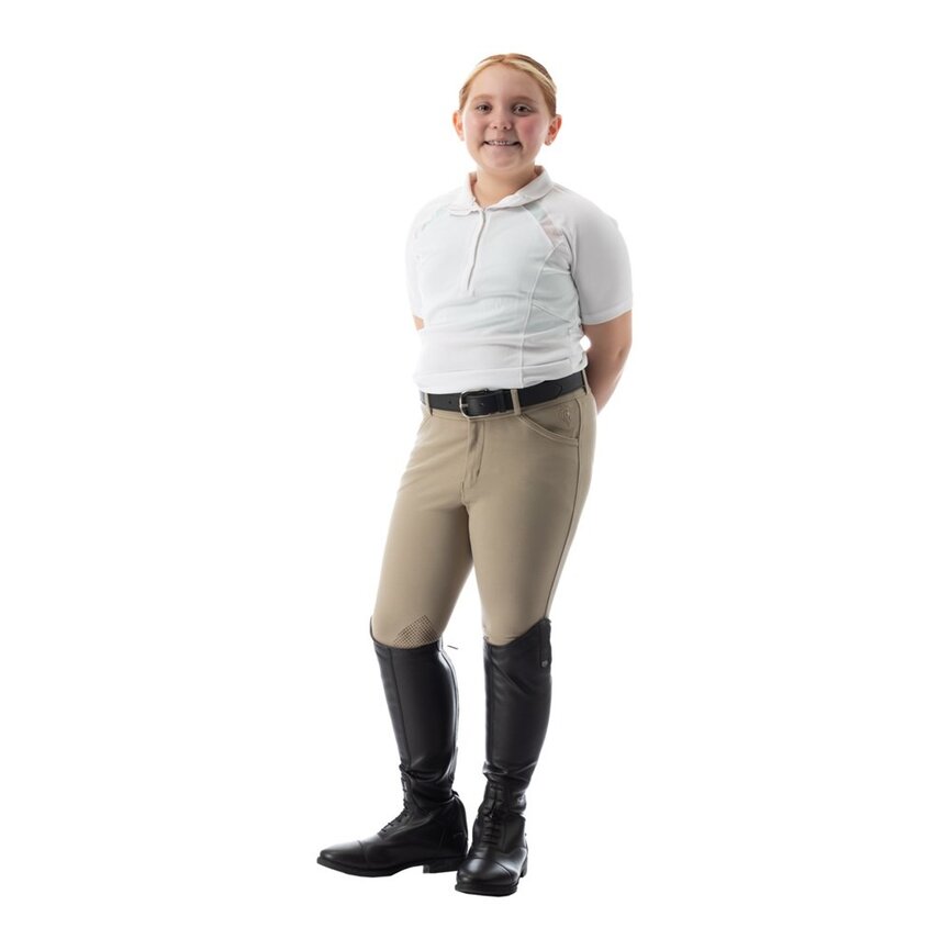 GRETA KIDS SILICONE KNEE PATCH BREECHES