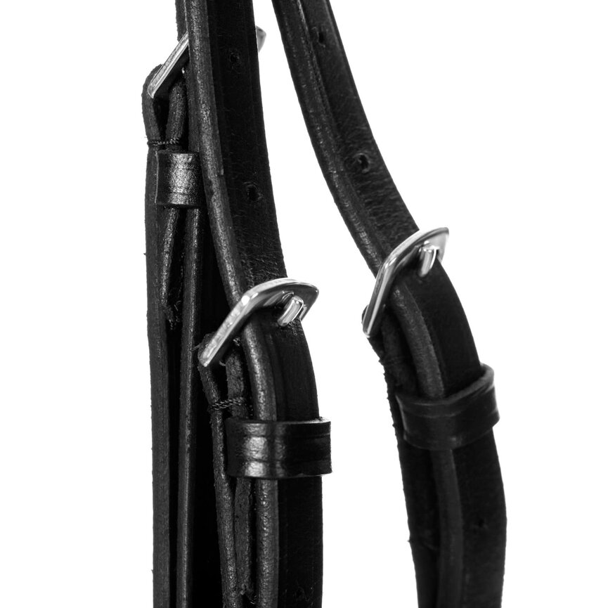 Saga Dressage Crank Noseband Bridle & Reins