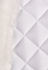 EQUINAVIA Eidsvoll Ultra Fleece Trimmed Show Pad - White