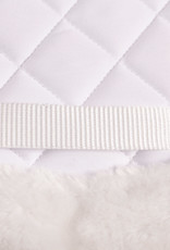 EQUINAVIA Eidsvoll Ultra Fleece Trimmed Show Pad - White