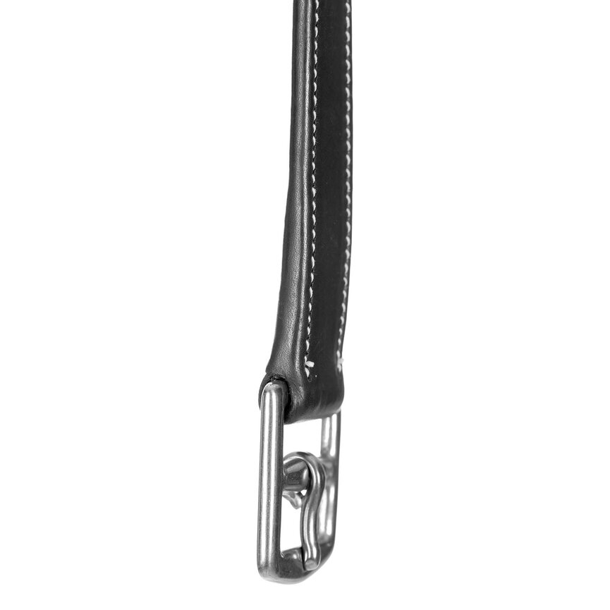 Valkyrie Covered Dressage Stirrup Leathers - Black