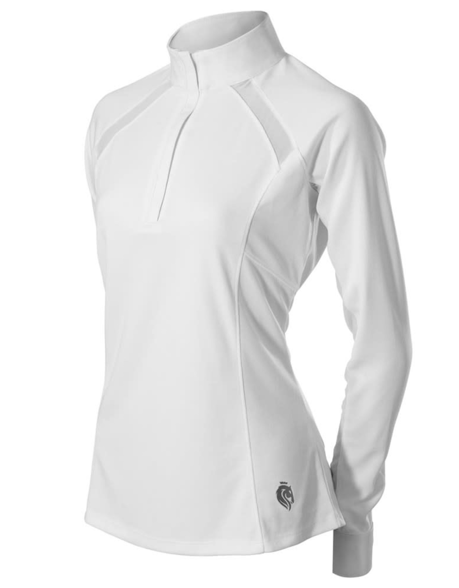 EQUINAVIA Ingrid Womens Long Sleeved Show Shirt - White