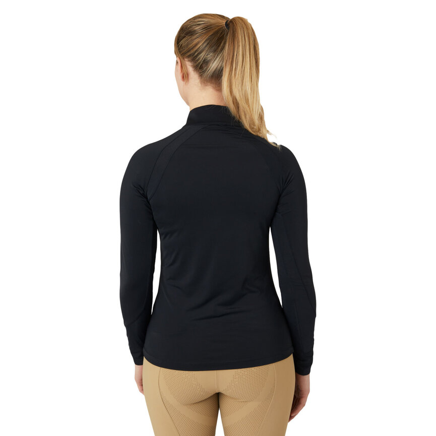 Nancy Womens Long Sleeve Half Zip Training Shirt