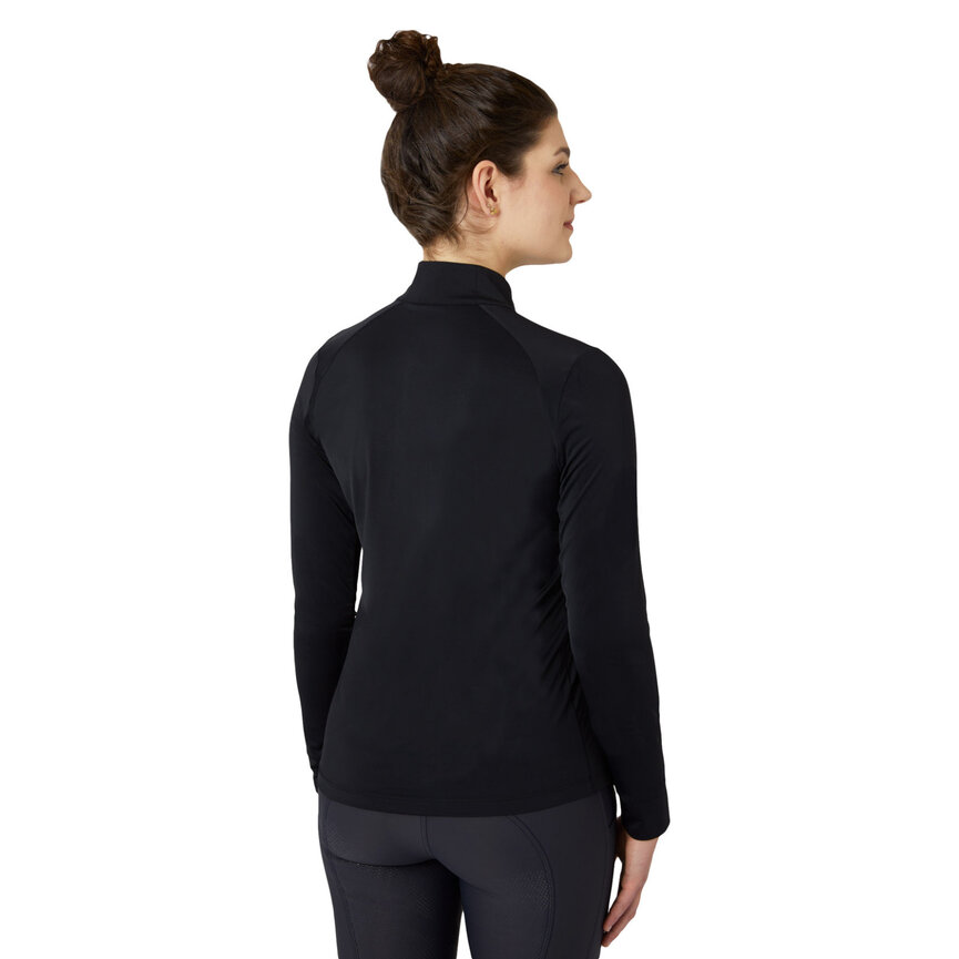 Sidney Womens Long Sleeved Ventilated Half Zip Shirt