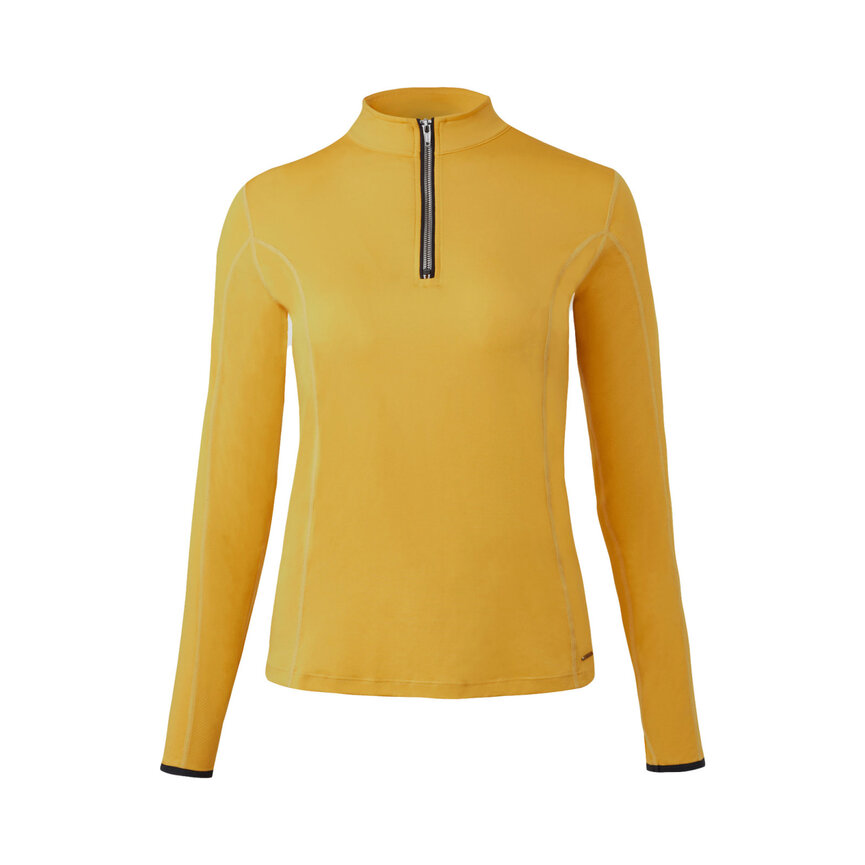 Lucy Womens Long Sleeved Half Zip Ventilated Shirt